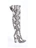 Bamboo Silver Boots Size 7 - photo 1
