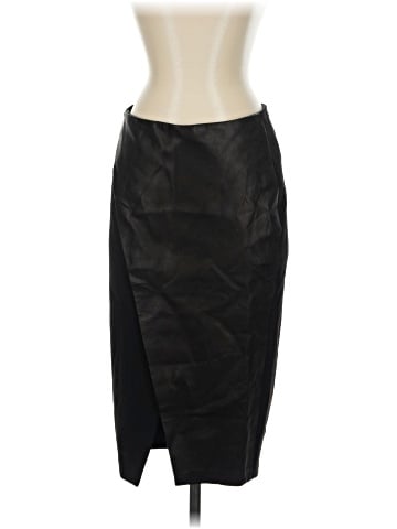 Alice + Olivia Faux Leather Skirt (view 1)