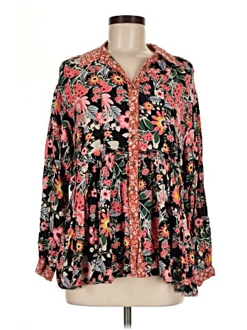 Easel Long Sleeve Blouse (view 1)
