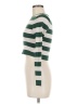 Zara Stripes Green Turtleneck Sweater Size M - photo 5