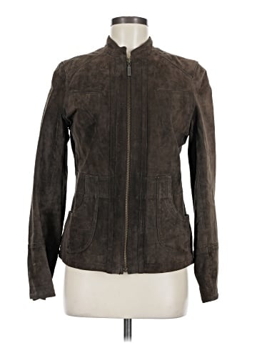 Calvin Klein Leather Jacket (view 1)