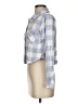 Rails 100% Rayon Checkered-gingham Blue Long Sleeve Blouse Size S - photo 5