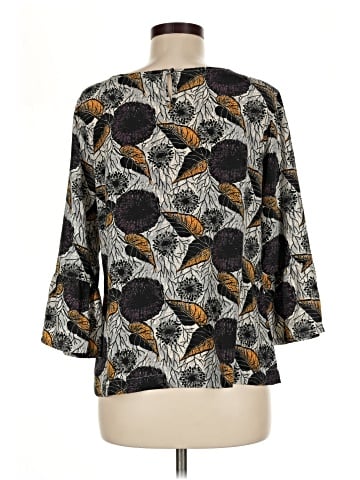 Porridge 3/4 Sleeve Blouse (view 2)