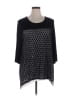 Chico's Black 3/4 Sleeve Top Size XL (3) - photo 1
