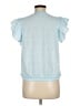 VOY Blue Short Sleeve Top Size M - photo 2