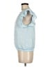 VOY Blue Short Sleeve Top Size M - photo 5