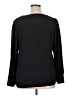Ann Taylor LOFT 100% Polyester Black Long Sleeve Blouse Size XL - photo 2