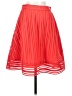 J.Crew 100% Polyester Solid Red Casual Skirt Size 2 - photo 1