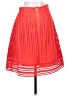 J.Crew 100% Polyester Solid Red Casual Skirt Size 2 - photo 2