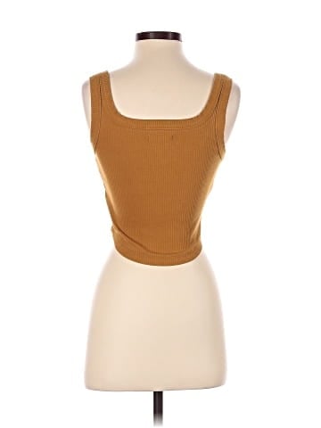 Madewell The Tailored Crop Tank in Sleekhold (view 2)