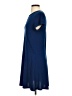 MNG Basics Solid Blue Casual Dress Size 2 - photo 5