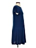MNG Basics Solid Blue Casual Dress Size 2 - photo 4