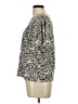 Sfera Animal Print Ivory Short Sleeve Blouse Size L - photo 5
