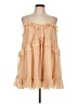 Tularosa 100% Polyester Tan Sleeveless Blouse Size L - photo 1
