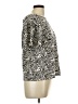 Sfera Animal Print Ivory Short Sleeve Blouse Size L - photo 4