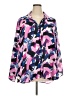 Melissa Paige 100% Polyester Hearts Pink Long Sleeve Blouse Size 2X - photo 1