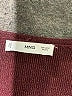 MNG Metallic Burgundy Pullover Sweater Size M - photo 7