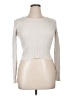Stradivarius Ivory Long Sleeve Top Size XL - photo 1