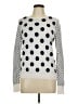 Ann Taylor Polka Dots White Pullover Sweater Size L - photo 1
