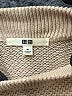 Uniqlo Solid Tan Turtleneck Sweater Size M - photo 7