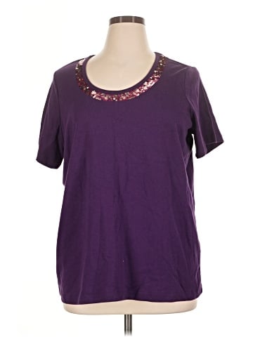 Quacker Factory Short Sleeve Top (view 1)