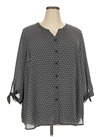 Catherines 3/4 Sleeve Blouse (view 1)