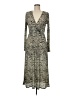 MNG Camo Gray Cocktail Dress Size 6 - photo 1