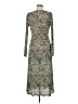 MNG Camo Gray Cocktail Dress Size 6 - photo 2