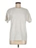 Hanes Solid Silver Short Sleeve T-Shirt Size M - photo 1