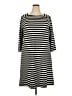 Eddie Bauer Stripes Black Casual Dress Size 2X - photo 1