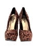 Candie's Animal Print Brown Heels Size 8 1/2 - photo 2