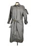 Gallery 100% Nylon Gray Trenchcoat Size 6 - photo 1
