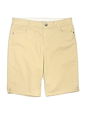 Liz Claiborne Khaki Shorts (view 1)