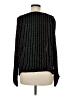 Judith Ann 100% Silk Black Long Sleeve Silk Top Size M - photo 2