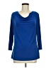 Jaclyn Smith Blue 3/4 Sleeve Top Size M - photo 1