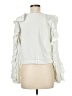 LoveShackFancy 100% Cotton Hearts White Sweatshirt Size M - photo 2