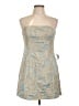 Lulus 100% Polyester Blue Cocktail Dress Size L - photo 1