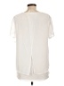 Dana Buchman 100% Polyester Ivory Short Sleeve Blouse Size L - photo 2