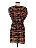 Papaya 100% Polyester Print Black Casual Dress Size M - photo 2