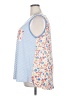 E. Luna Blue Sleeveless T-Shirt Size 3X - photo 5