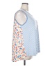 E. Luna Blue Sleeveless T-Shirt Size 3X - photo 4
