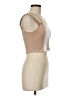 Shein Tan Sleeveless T-Shirt Size 6 - photo 4