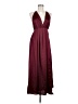 Unbranded 100% Polyester Burgundy Cocktail Dress Size M - photo 1