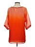 Dimri 100% Polyester Orange Short Sleeve Blouse Size S - photo 2