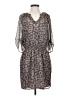 Express Animal Print Gray Casual Dress Size S - photo 1