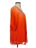 Dimri 100% Polyester Orange Short Sleeve Blouse Size S - photo 4