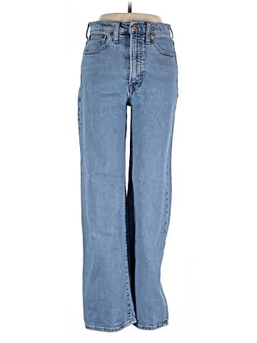 Madewell The Tall Perfect Vintage Wide-Leg Crop Jean in Montclare Wash (view 1)