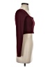 REORIA Burgundy Long Sleeve Top Size S - photo 4
