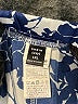 Shein Curve 100% Polyester Print Blue Shorts Size 14 Plus (1) - photo 3