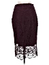 Bar III 100% Polyester Burgundy Formal Skirt Size M - photo 2